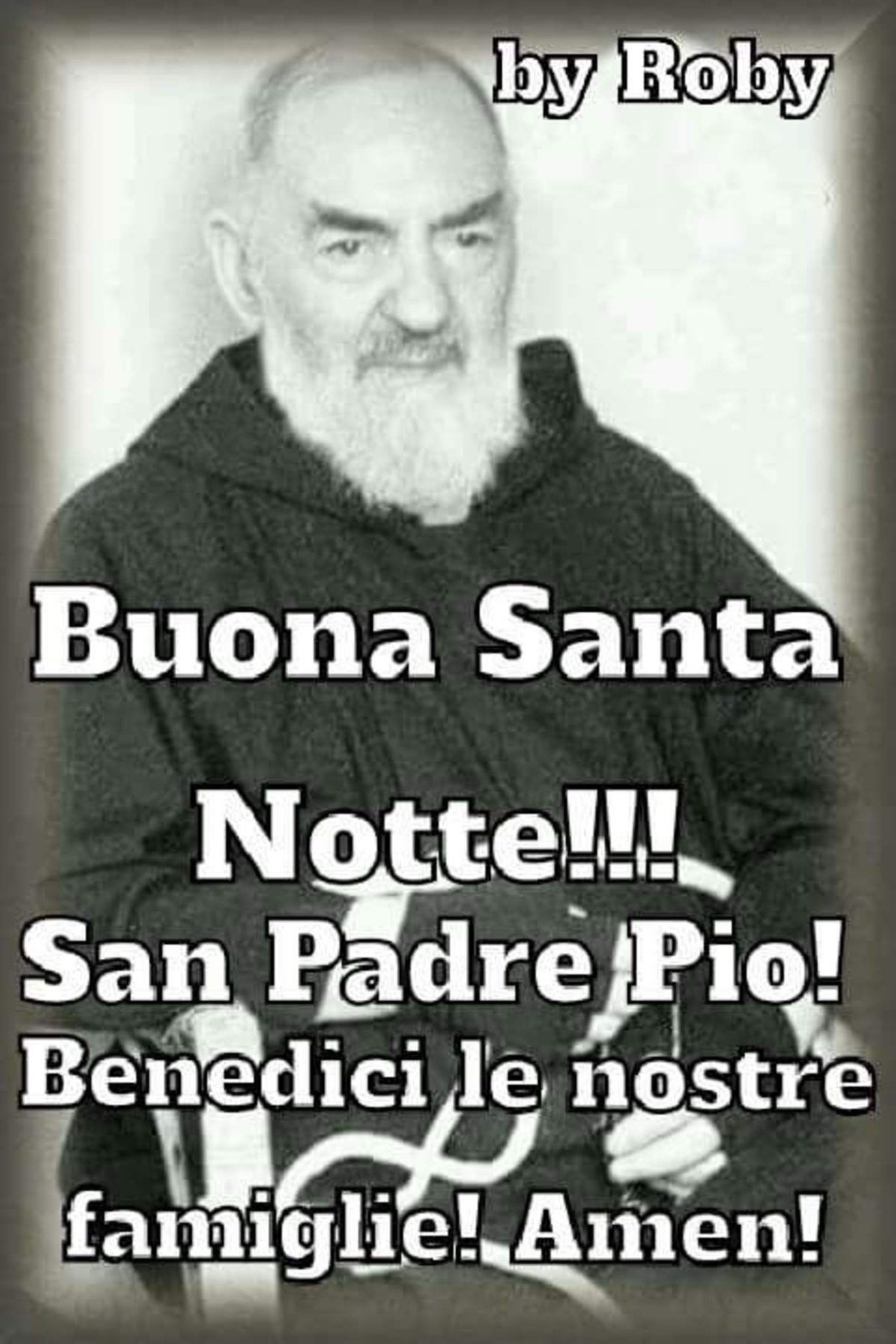 Buonanotte con Padre Pio immagini