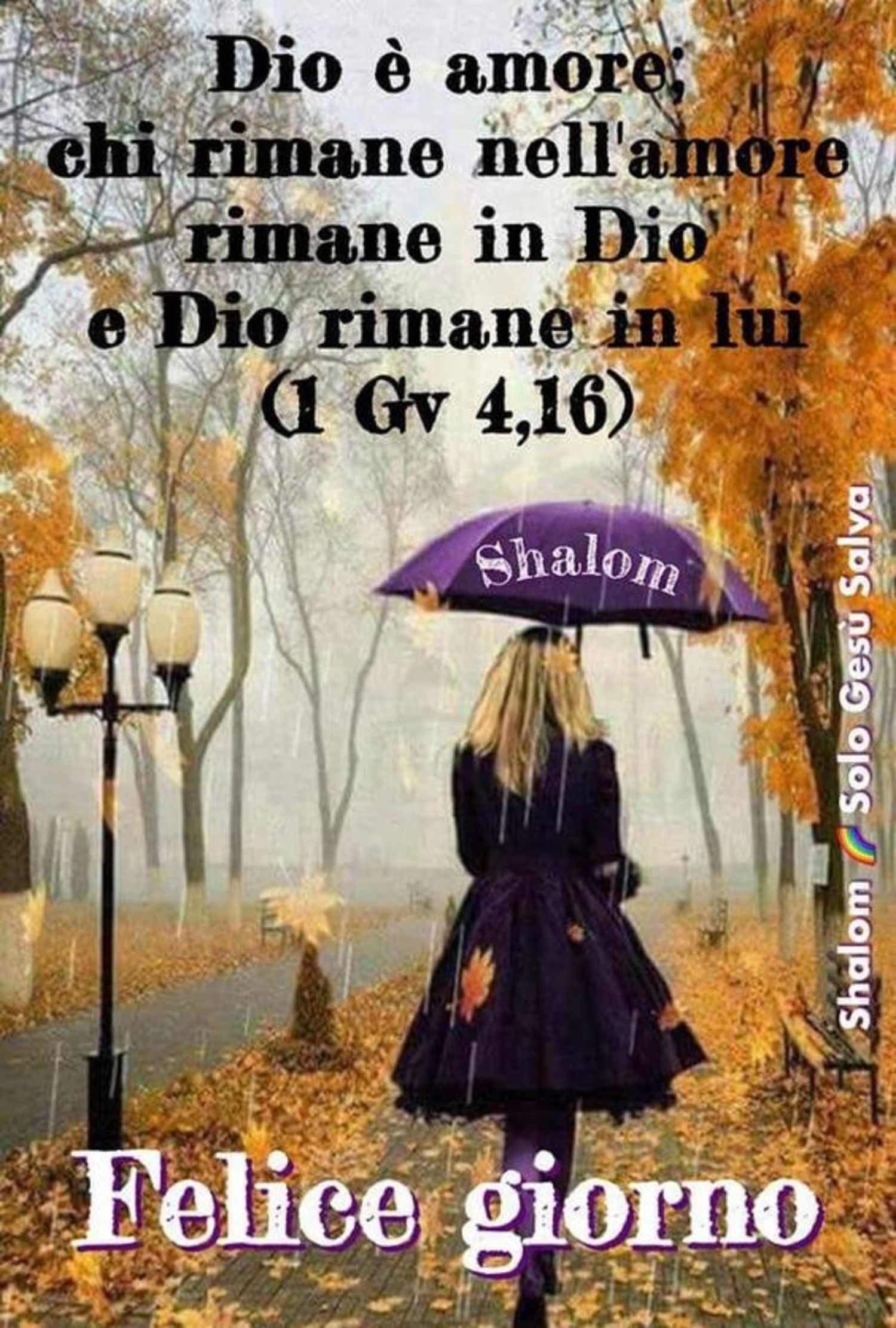 Felice Giorno Dio E Amore Buongiornocongesu It